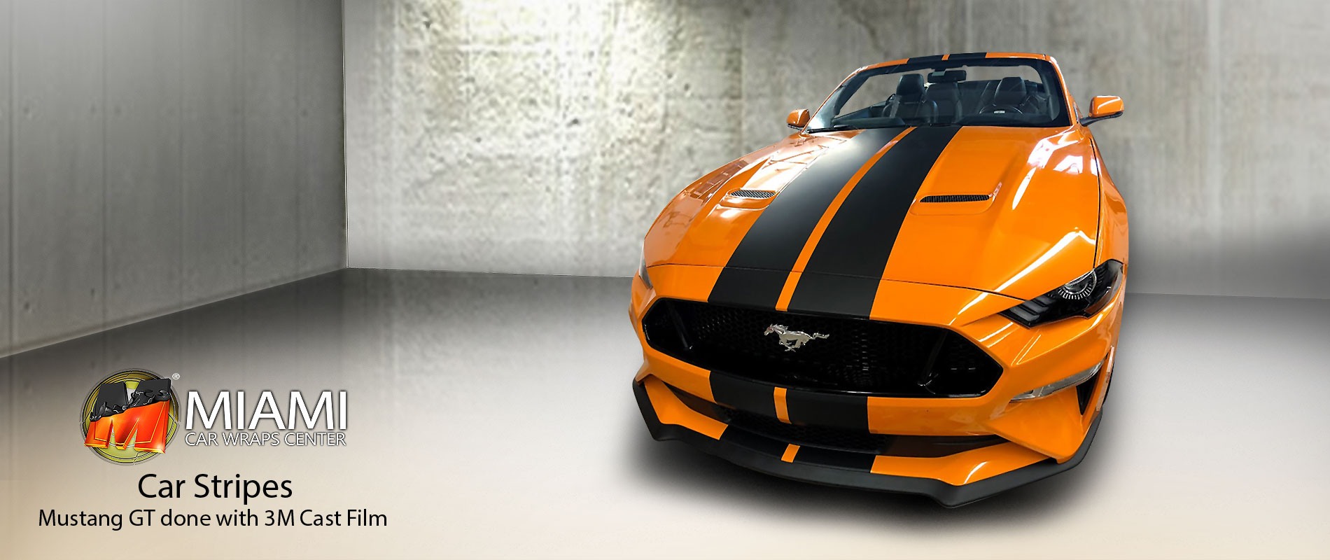 Mustang Gt car stripes