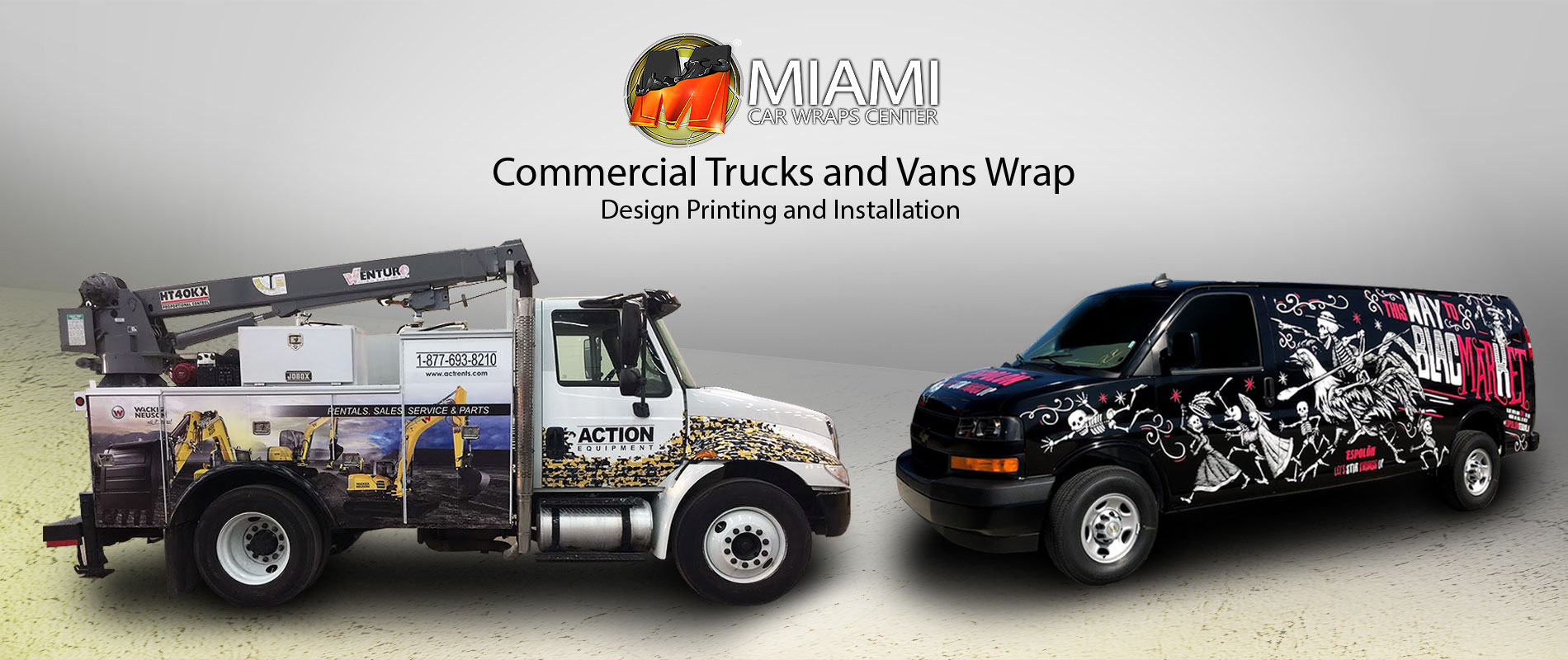 commercial van and truck wraps